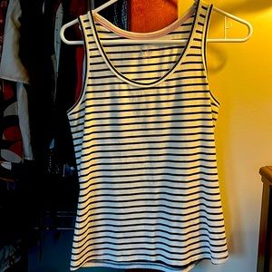Boden navy striped tank top